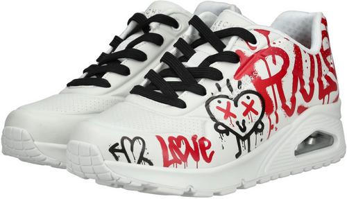 Rückansicht von Skechers Sneaker Sneaker Damen Weiß