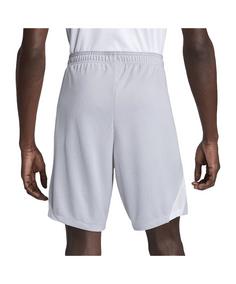 Rückansicht von Nike Strike Short Fußballshorts Herren grauweiss