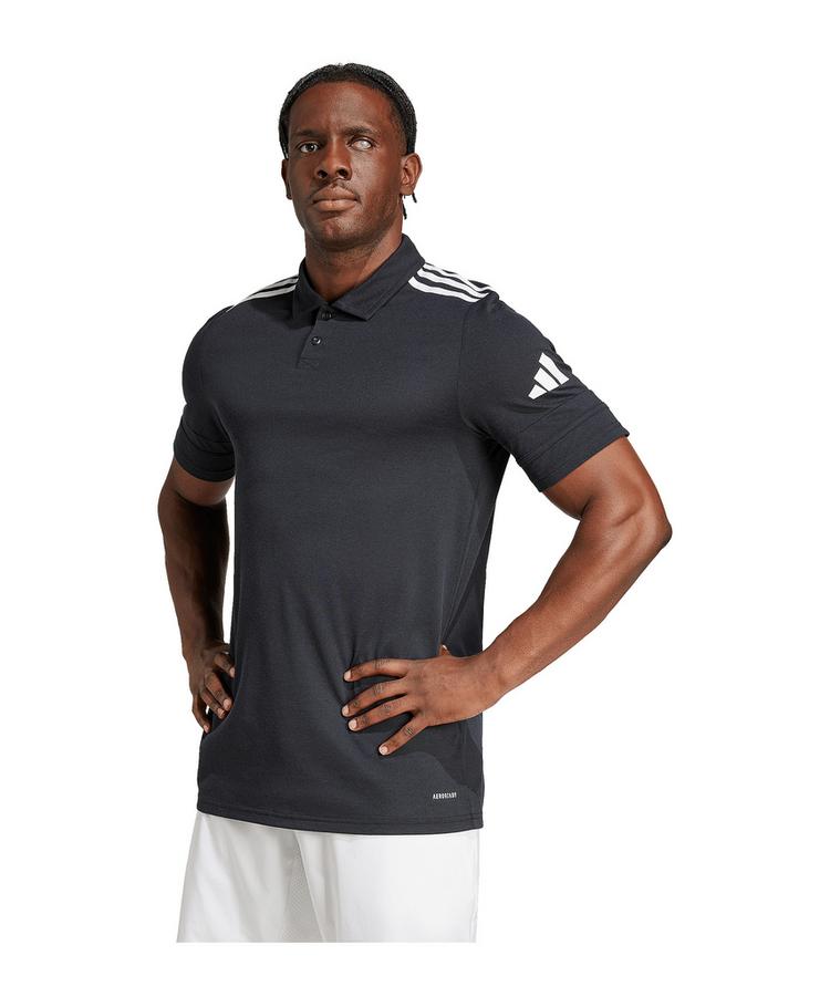 adidas adidas Squadra 25 Polo Poloshirt Herren - schwarzweiss - 0 | SportScheck