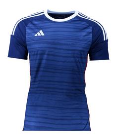 adidas Custom Trikot Fußballtrikot Herren blaublau