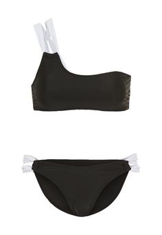 LSCN by Lascana Bustier-Bikini Bikini Set Damen schwarz-weiß