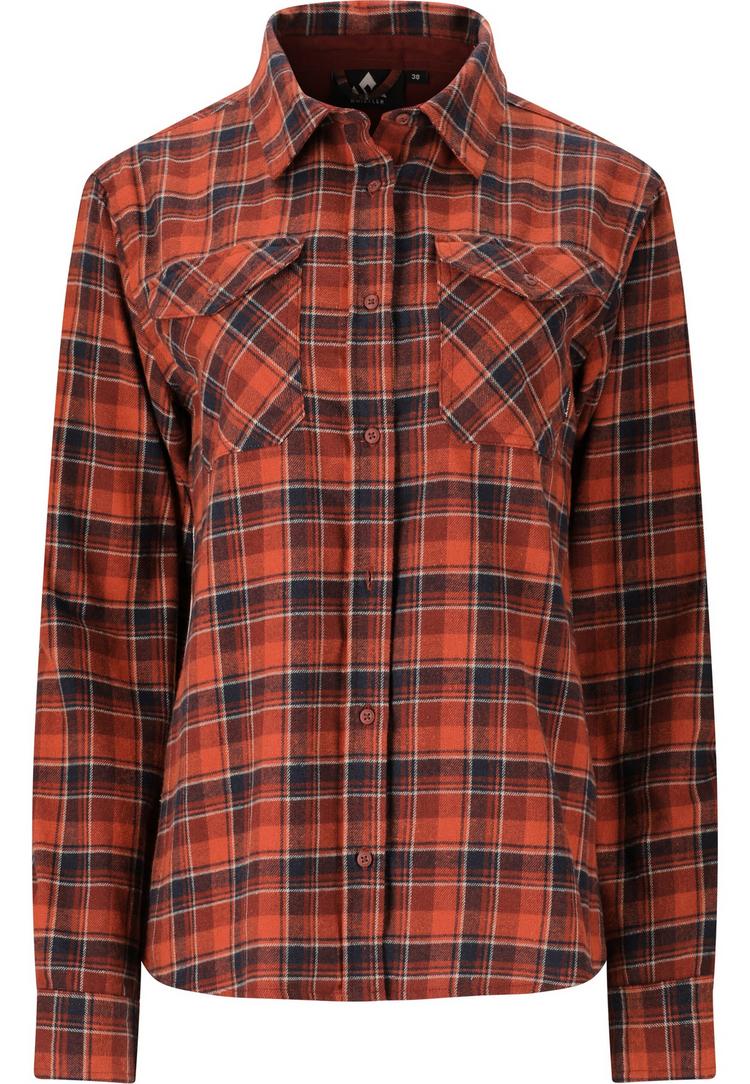 Whistler Whistler Bargo Langarmbluse Damen - 4174 Madder Brown - 0 | SportScheck