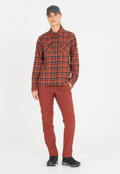 Rückansicht von Whistler Bargo Langarmbluse Damen 4174 Madder Brown