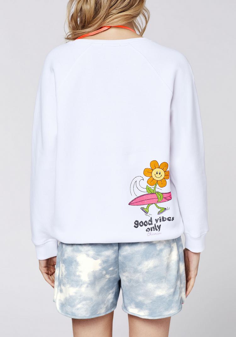 Chiemsee Chiemsee Sweatshirt Sweatshirt Damen - 11-0601 Bright White - 3 | SportScheck