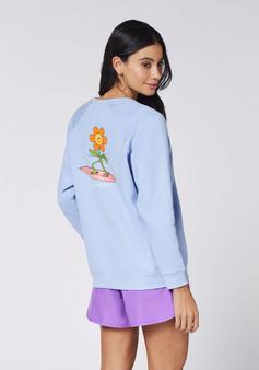 Rückansicht von Chiemsee Sweatshirt Sweatshirt Damen 16-3922 Brunnera Blue