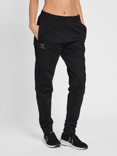 Rückansicht von hummel hmlOFFGRID COTTON PANTS WO Trainingshose Damen JET BLACK/FORGED IRON
