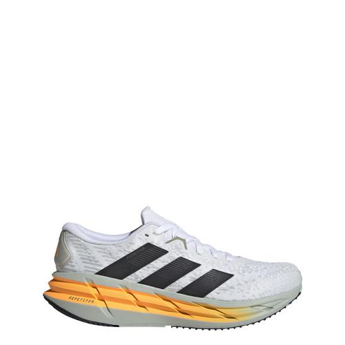 Rückansicht von adidas Adistar 4 Laufschuhe Laufschuhe Herren Cloud White / Carbon / Wonder Silver