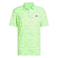 adidas Ultimate365 Mesh Glimmer Print Poloshirt Funktionsshirt Herren Lime Burst