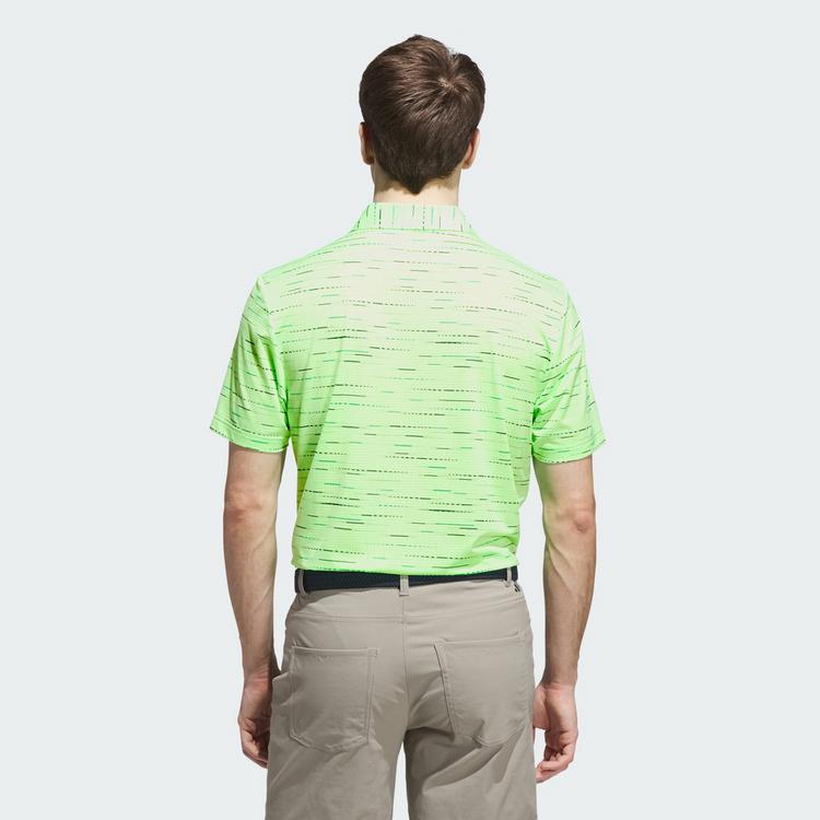 adidas adidas Ultimate365 Mesh Glimmer Print Poloshirt Funktionsshirt Herren - Lime Burst - 1 | SportScheck