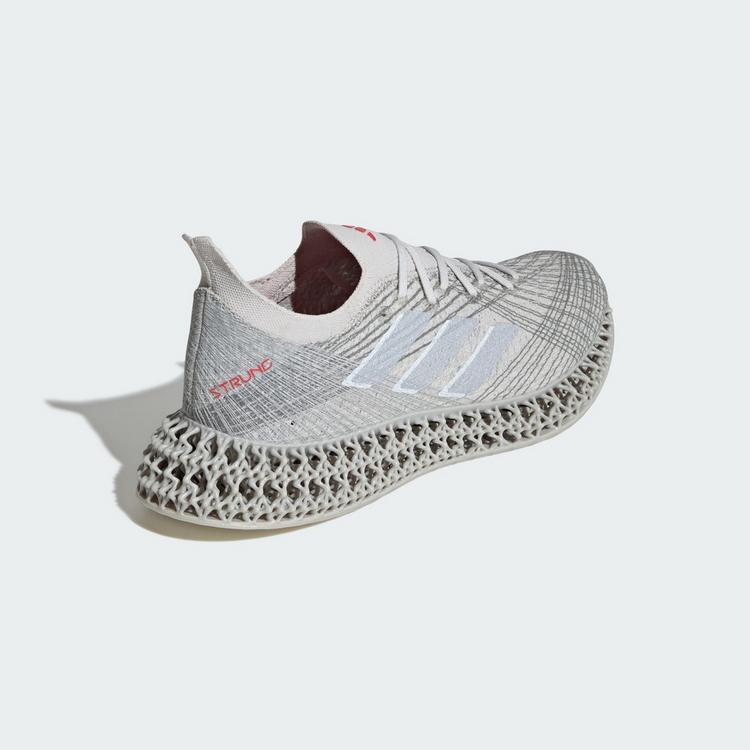 adidas adidas 4DFWD x STRUNG Laufschuh Laufschuhe Herren - Grey One / Matte Silver / Pure Ruby - 4 | SportScheck