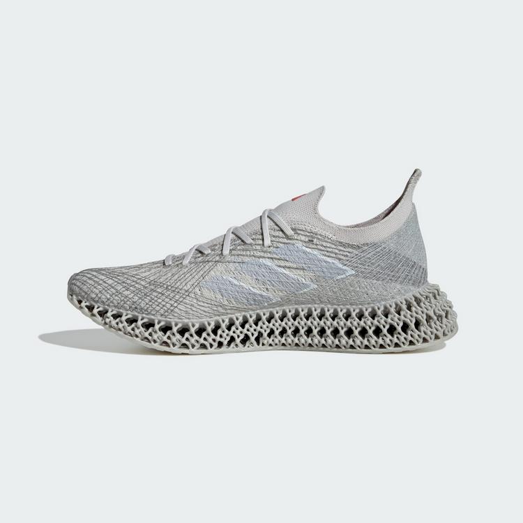 adidas adidas 4DFWD x STRUNG Laufschuh Laufschuhe Herren - Grey One / Matte Silver / Pure Ruby - 5 | SportScheck