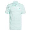 adidas Ultimate365 Mesh Glimmer Print Poloshirt Funktionsshirt Herren - Semi Flash Aqua