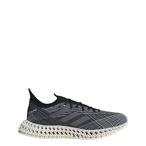 Rückansicht von adidas 4DFWD x STRUNG Laufschuh Laufschuhe Herren Core Black / Grey Five / Cloud White