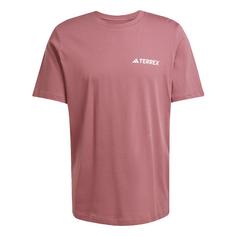 adidas Terrex Graphic T-Shirt Funktionsshirt Herren Burgundy
