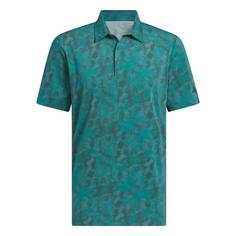adidas Ultimate365 Textured Poloshirt mit Print Funktionsshirt Herren Pure Teal / Aurora Ivy