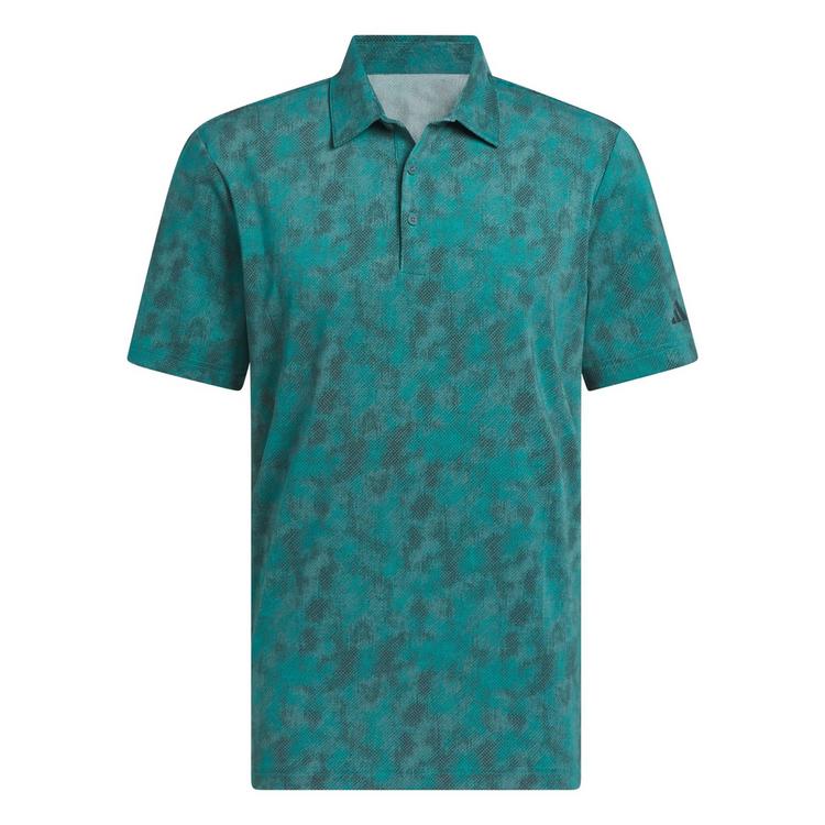 adidas adidas Ultimate365 Textured Poloshirt mit Print Funktionsshirt Herren - Pure Teal / Aurora Ivy - 0 | SportScheck