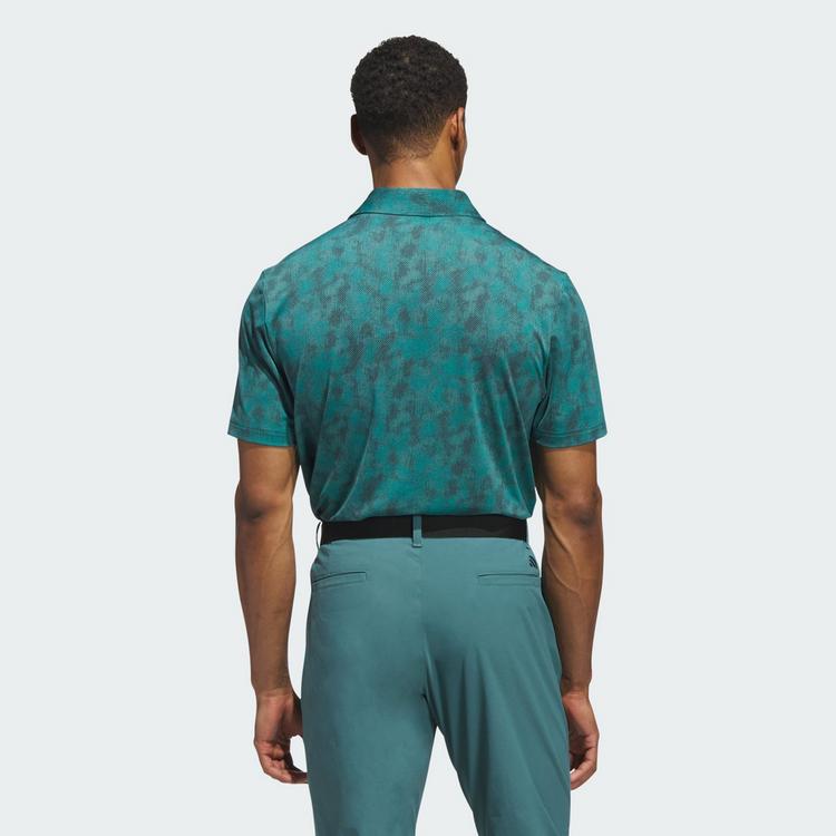 adidas adidas Ultimate365 Textured Poloshirt mit Print Funktionsshirt Herren - Pure Teal / Aurora Ivy - 1 | SportScheck