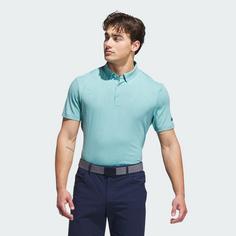 Rückansicht von adidas Strukturiertes Poloshirt Funktionsshirt Herren Mint Ton