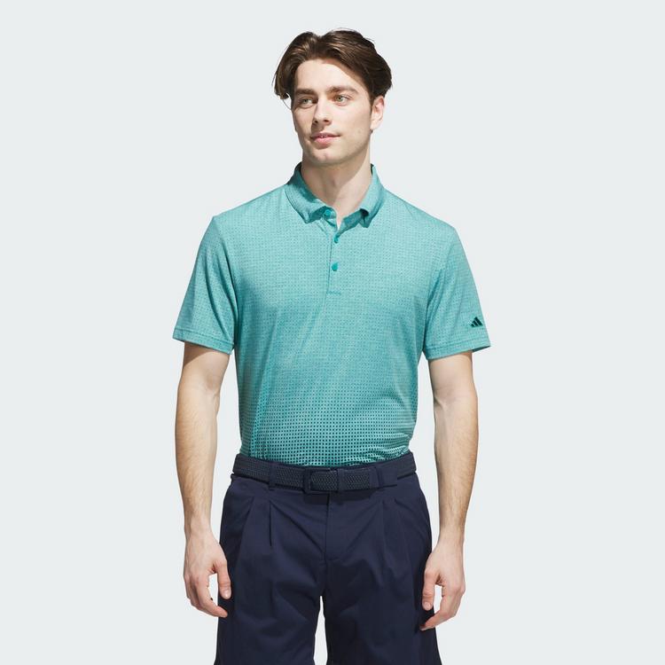 adidas adidas Go-to Rise Print Poloshirt Funktionsshirt Herren - Pure Teal - 0 | SportScheck