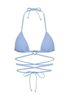 LSCN by Lascana Triangel-Bikini-Top Bikini Oberteil Damen hellblau