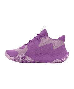 Rückansicht von Under Armour Jet 23 Violett Hallenschuhe Herren violett