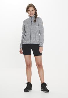 Rückansicht von Whistler SAMANI Fleecejacke Damen 1005 Light Grey Melange