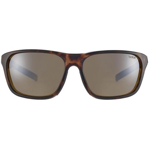 Rückansicht von Bollé STRIX Sportbrille black matte brown pink polarized