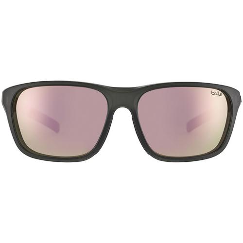 Rückansicht von Bollé STRIX Sportbrille black matte brown pink polarized