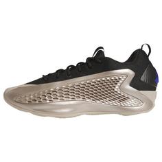 adidas Anthony Edwards 1 Low Basketballschuh Basketballschuhe Champagne Met. / Core Black / Lucid Blue