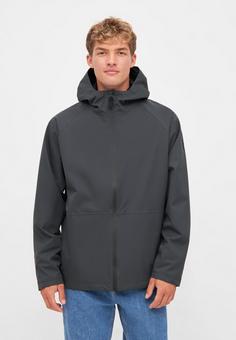 Rückansicht von Derbe Deutby Regenjacke Herren navy black