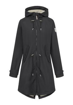 Derbe Ripby Regenmantel Damen Black_Cobblestone