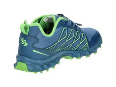 Rückansicht von Brütting Outdoorschuh Wanderschuhe Herren petrol/grün