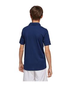 Rückansicht von adidas Polo Poloshirt Kinder blauweiss