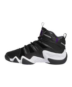 Rückansicht von adidas Crazy 8 Hallenschuhe Herren schwarz