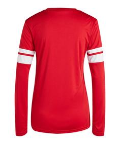 Rückansicht von adidas Squadra 25 Trikot Damen Fußballtrikot Damen rotweiss