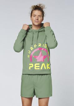Rückansicht von Chiemsee Kapuzenpullover Sweatshirt Herren 17-6009 Laurel Wreath