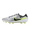 Nike Tiempo Legend X Elite FG Max Voltage Fu&szlig;ballschuhe - silberschwarz