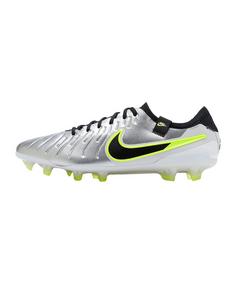 Nike Tiempo Legend X Elite FG Prism Fußballschuhe silberschwarz