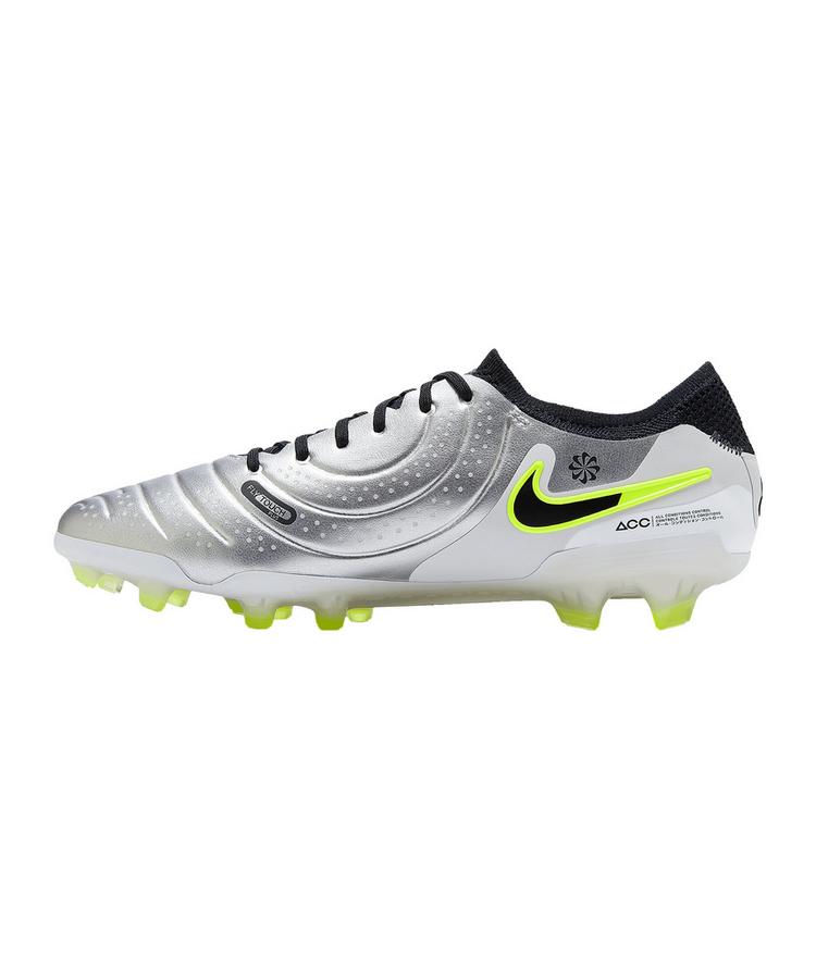 Nike Nike Tiempo Legend X Elite FG Max Voltage Fu&szlig;ballschuhe - silberschwarz - 0 | SportScheck