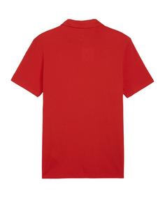 Rückansicht von PUMA teamGOAL Casuals Poloshirt Poloshirt Herren rotweiss