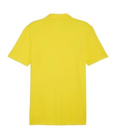 Rückansicht von PUMA teamGOAL Casuals Poloshirt Poloshirt Herren gelbschwarz