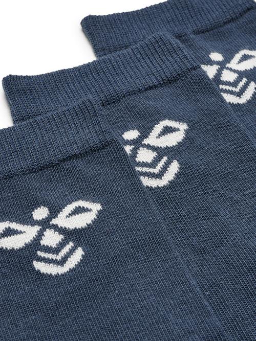 Rückansicht von hummel SUTTON 3-PACK SOCK Freizeitsocken Kinder BLUE NIGHTS