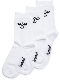 hummel SUTTON 3-PACK SOCK Freizeitsocken Kinder WHITE