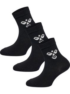 hummel SUTTON 3-PACK SOCK Freizeitsocken Kinder BLACK