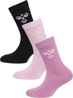 hummel SUTTON 3-PACK SOCK Freizeitsocken Kinder WINSOME ORCHID