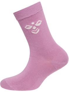Rückansicht von hummel SUTTON 3-PACK SOCK Freizeitsocken Kinder WINSOME ORCHID
