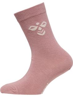 Rückansicht von hummel SUTTON 3-PACK SOCK Freizeitsocken Kinder WOODROSE
