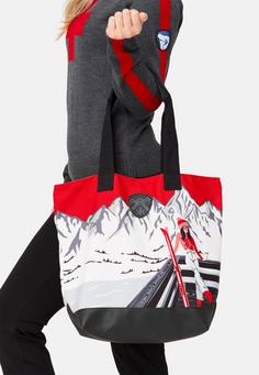 Rückansicht von Krimson Klover Mountain Guides Sporttasche Damen apres anyone red