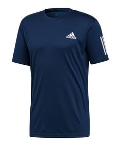 adidas Club 3 Streifen T-Shirt Funktionsshirt Herren blauweiss