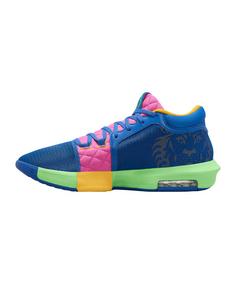 Rückansicht von Nike Lebron Witness Viii Ips Hallenschuhe Herren schwarz
